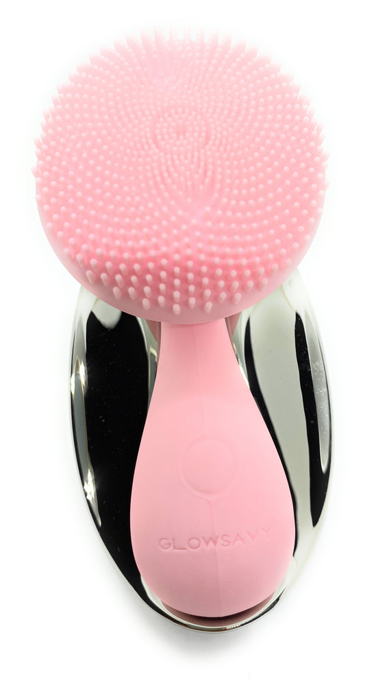 GLOWSAVY® Silicone Electric Facial Cleansing Brush
