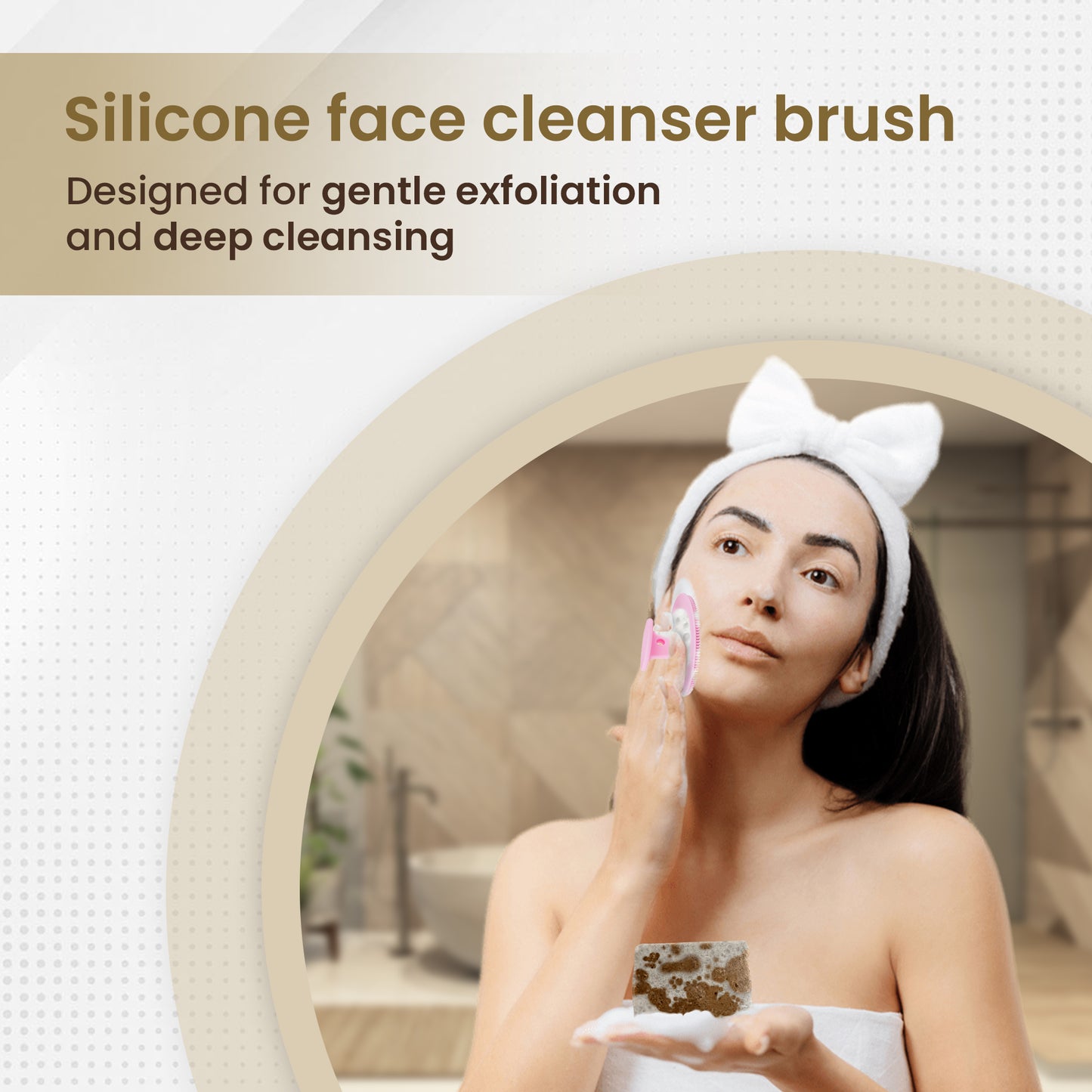 Glowsavy Exfoliating Manual Facial Skin Scrubber-2 Pack